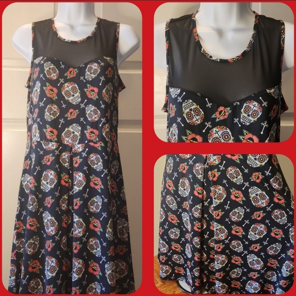 ☠️Sugar skull dress☠️
